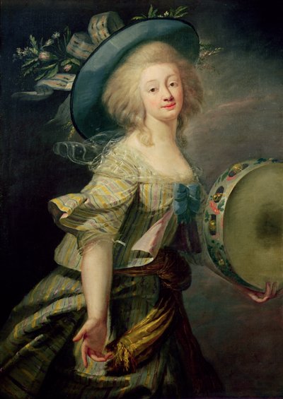 Porträt von Marie-Anne de Cupis (1710-70), auch bekannt als La Camargo von Elisabeth Louise Vigee Lebrun